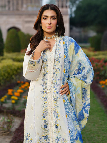 3 Piece Lawn Suit-Embroidered (Pret)