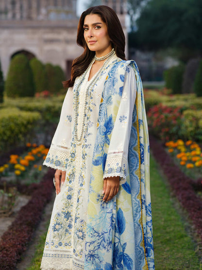 3 Piece Lawn Suit-Embroidered (Pret)