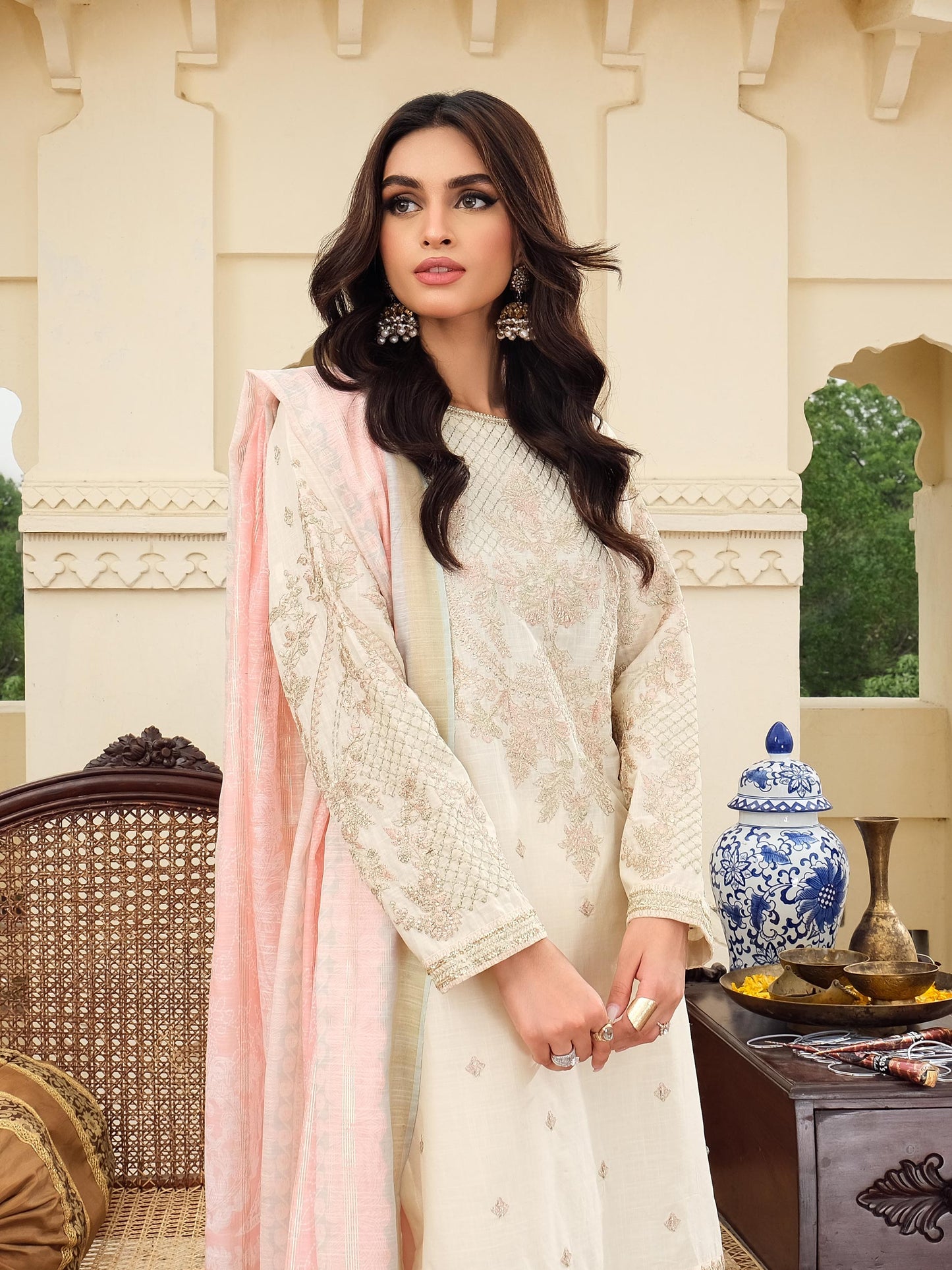 3 Piece Lawn Suit-Embroidered (Pret)