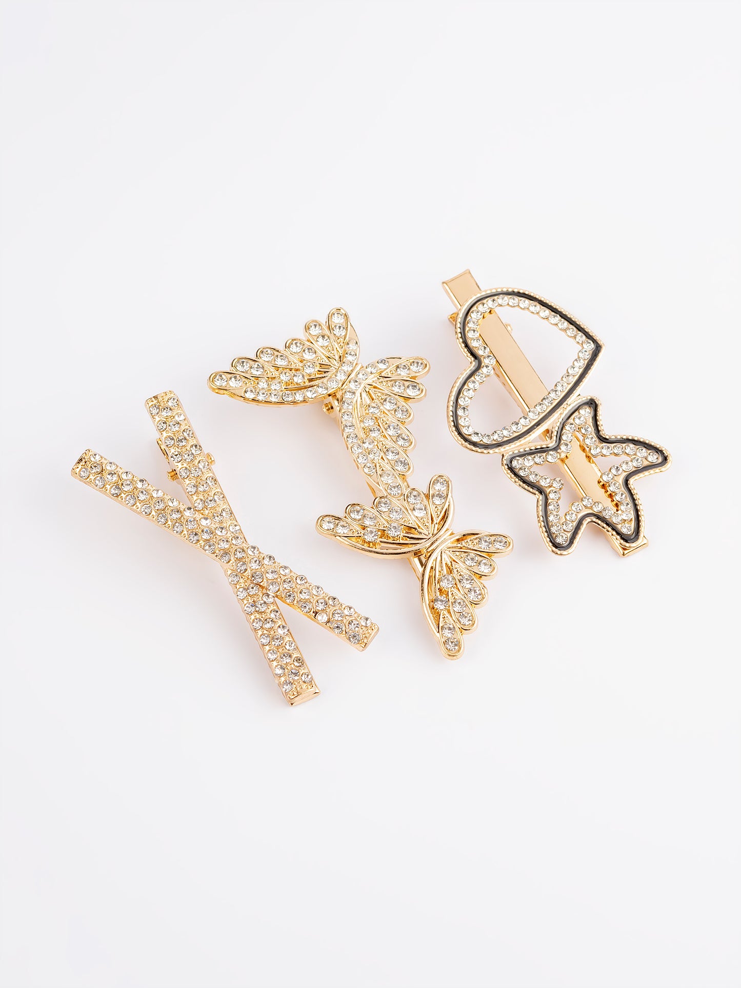 Embellished Hair Clip Set