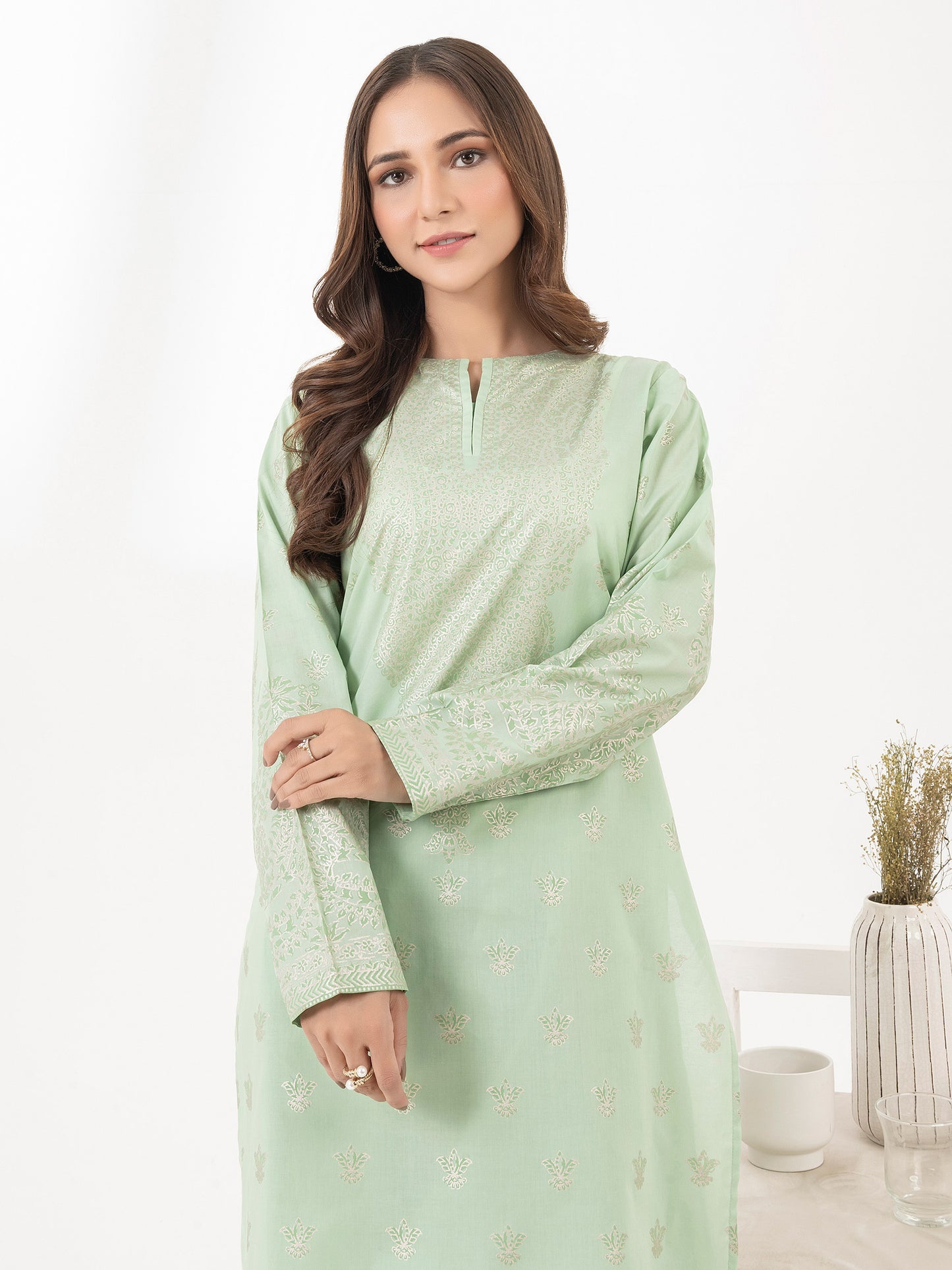 2 Piece Lawn Suit-Paste Print (Pret)