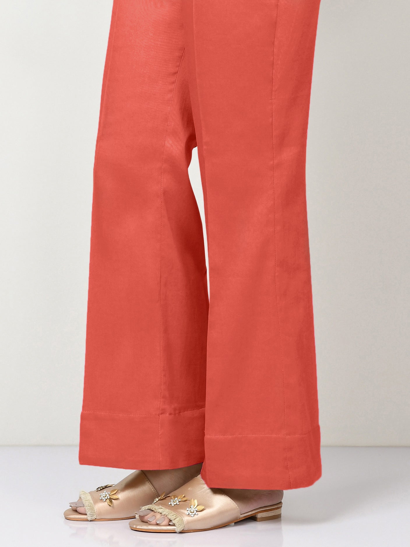 Cambric Trousers-Dyed (Unstitched)