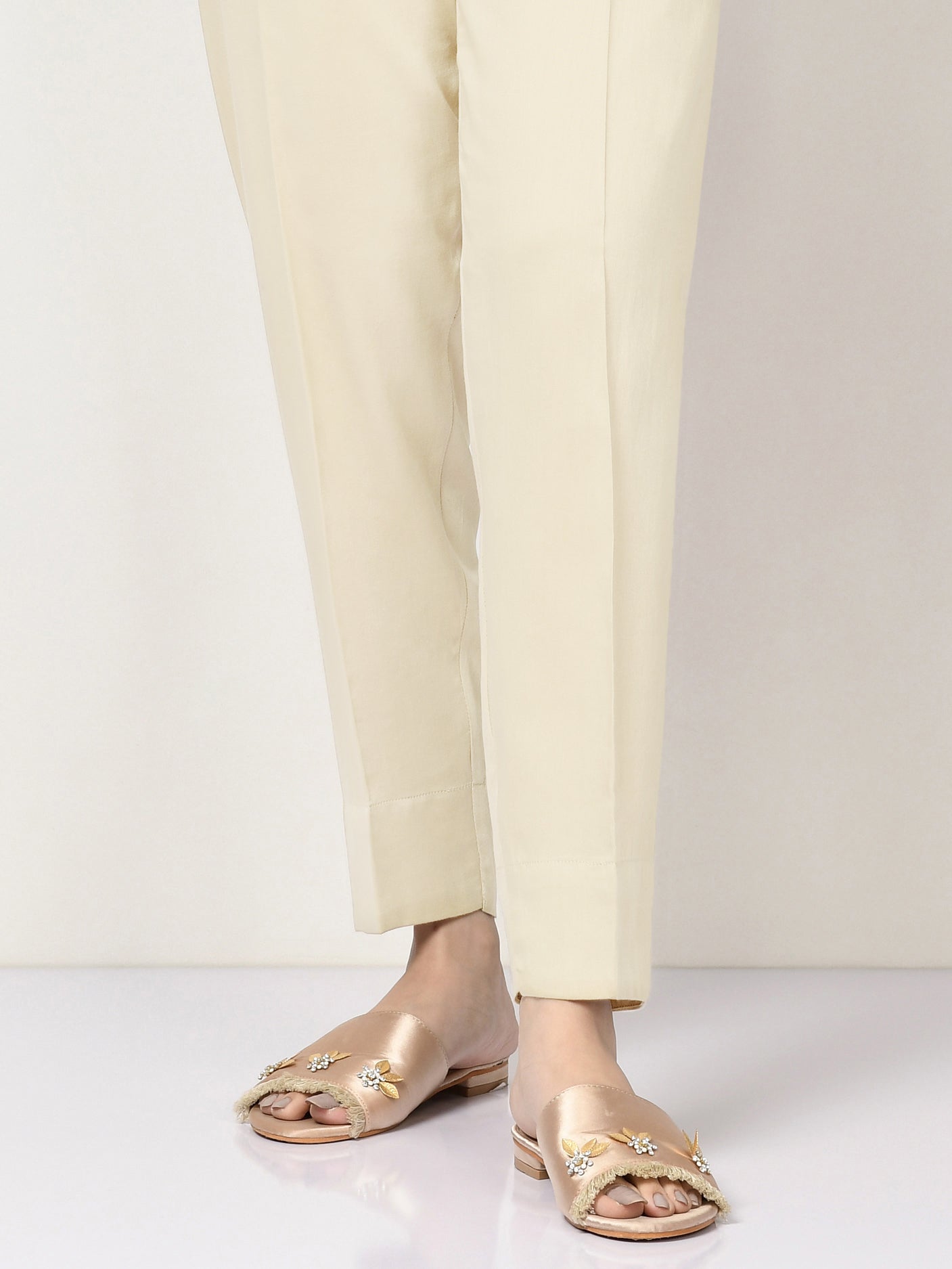 Dyed Satin Trouser (Pret)