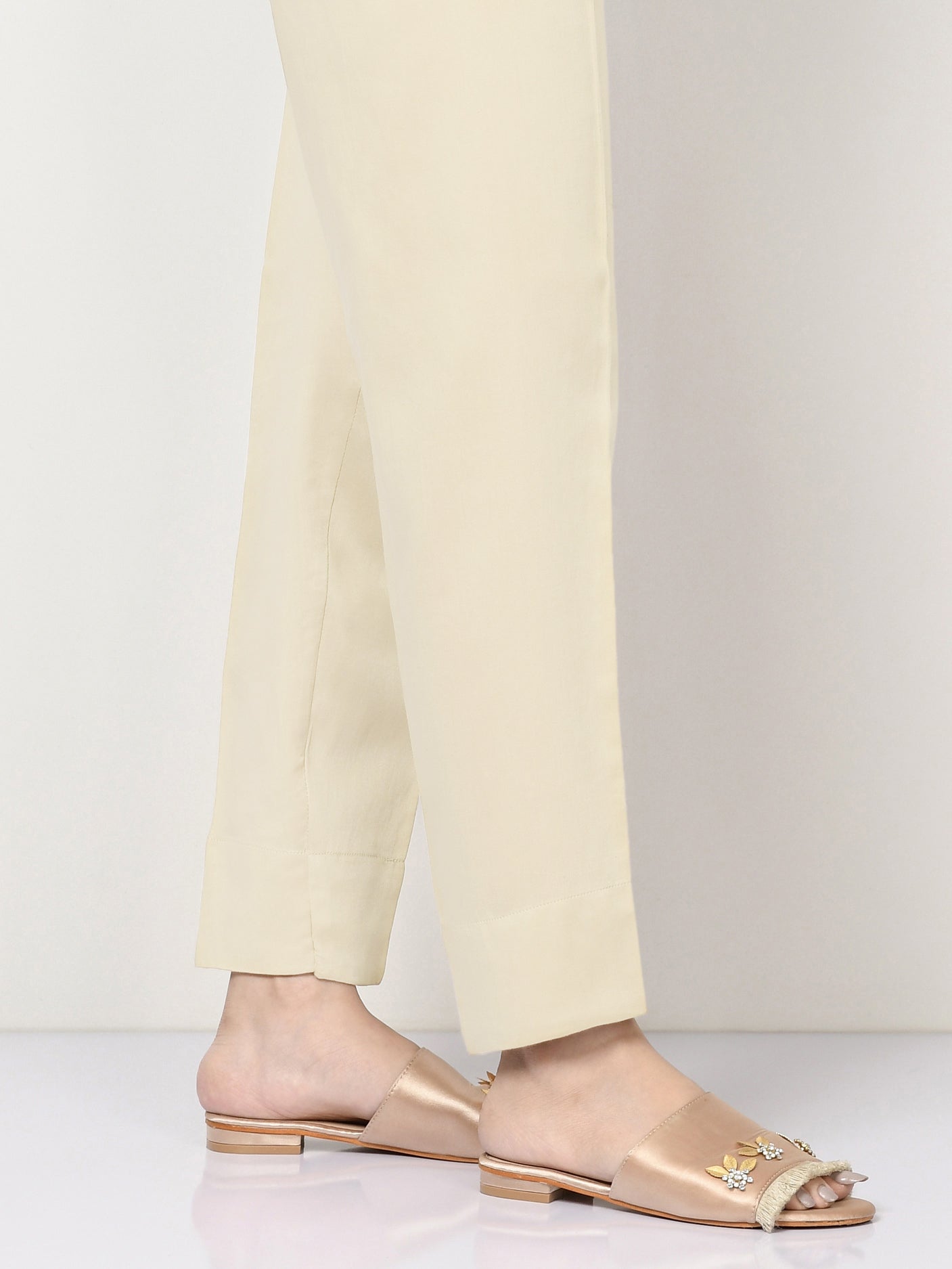 Dyed Satin Trouser (Pret)