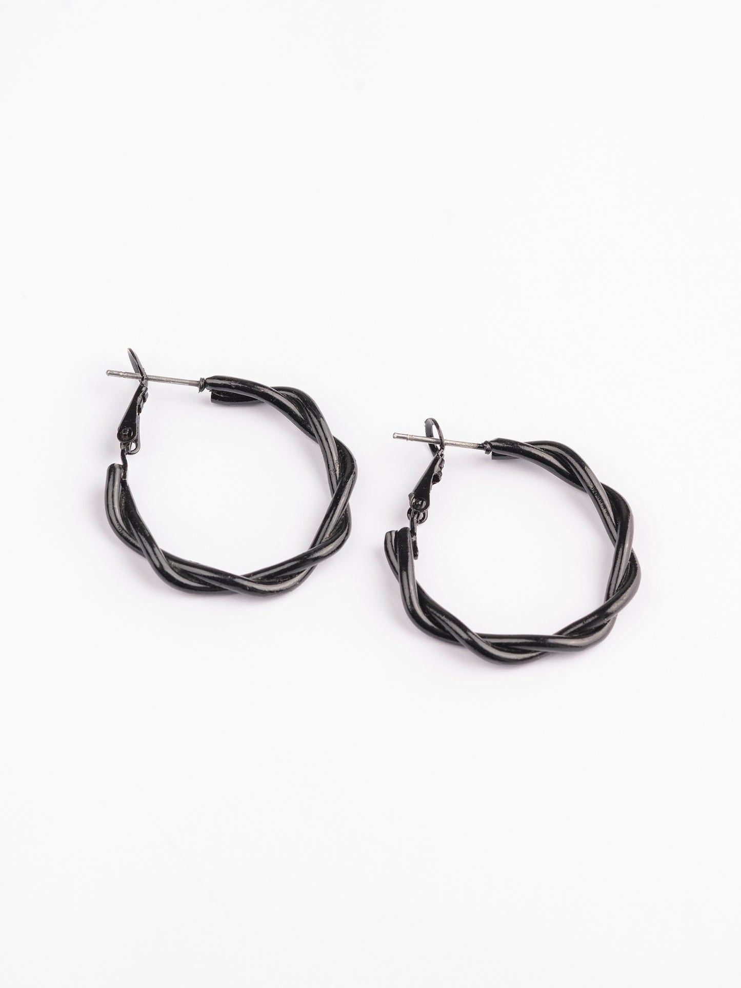 Curly Hoop Earings