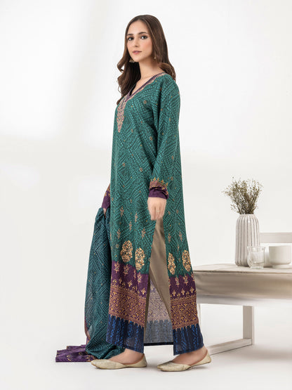 2 Piece Viscose Suit-Embroidered (Pret)