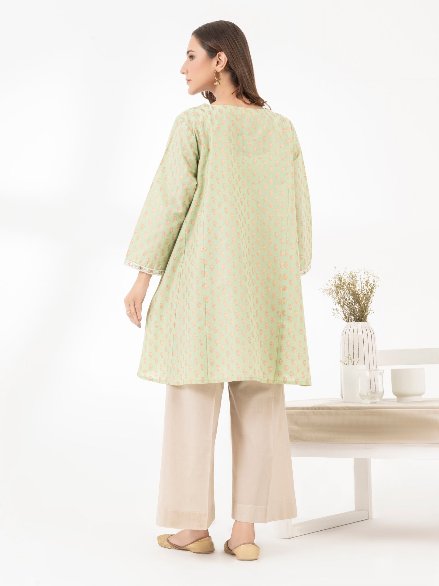 Lawn Top-Embroidered (Pret)