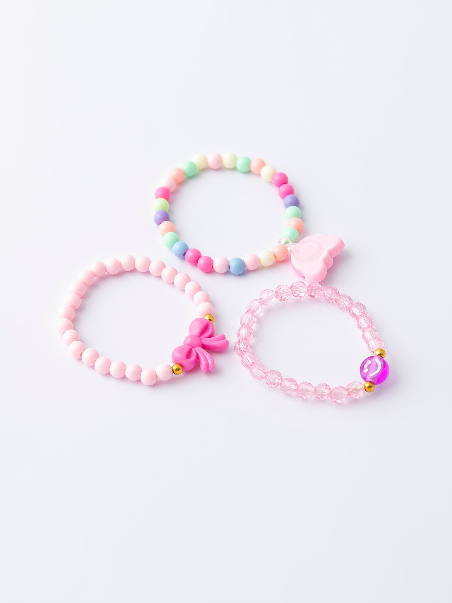 Rainbow Beaded Bracelet Set