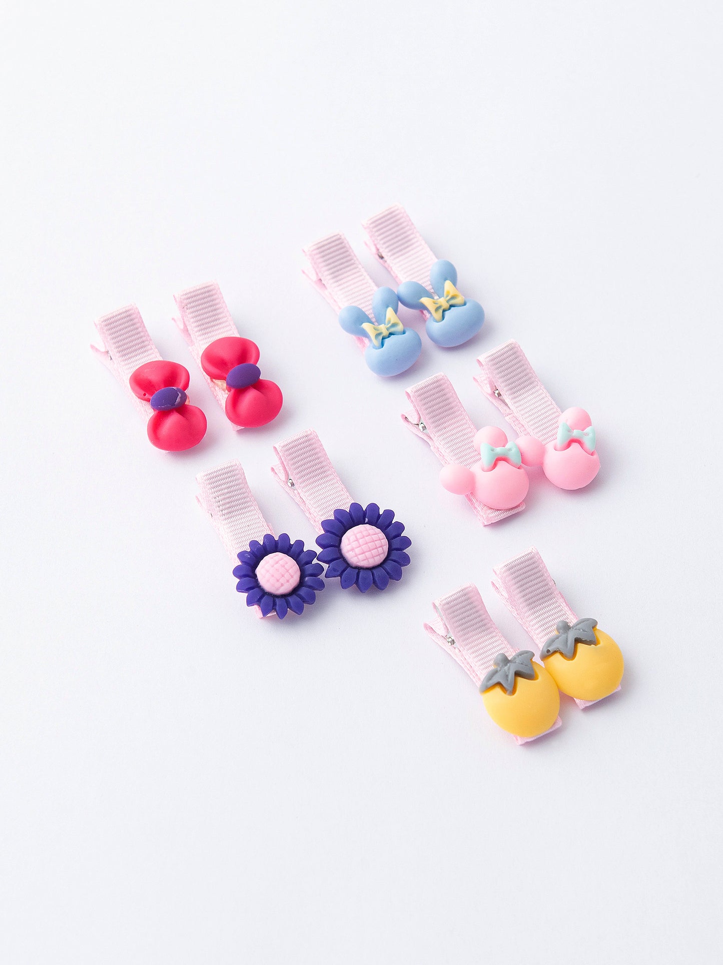 Embellished Snap Clip Set