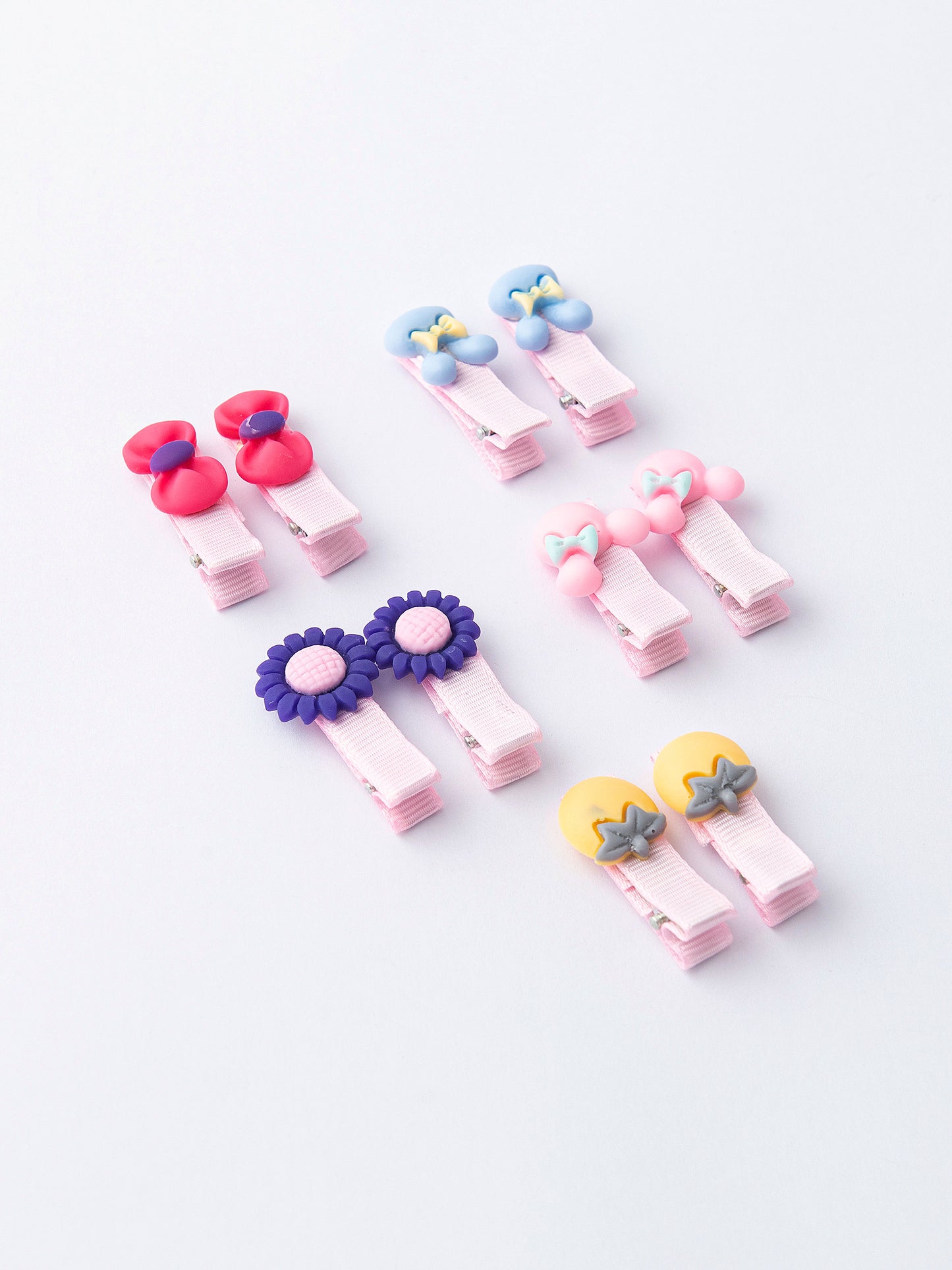 Embellished Snap Clip Set