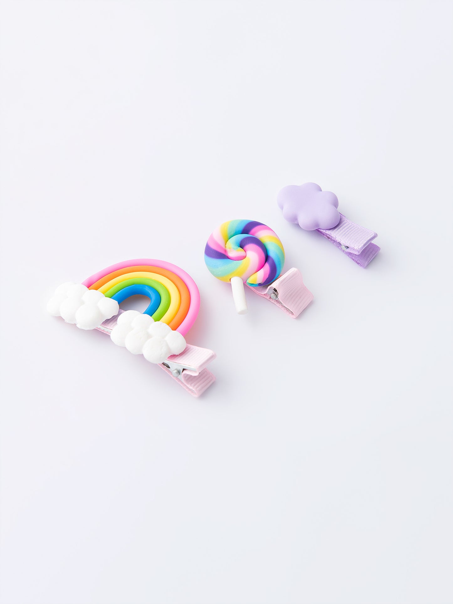 Rainbow Snap Clip Set