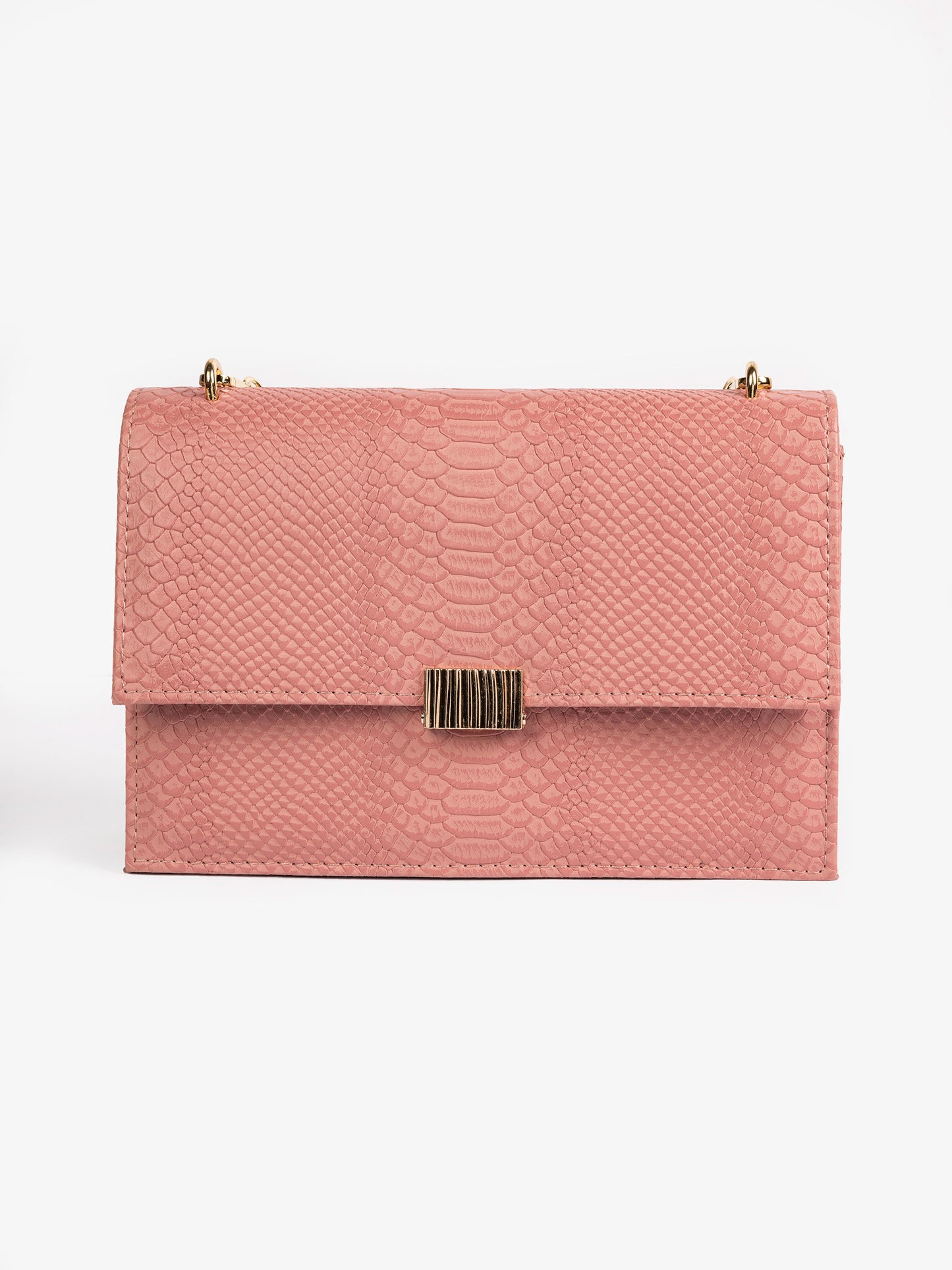 Snake Textured Handbag