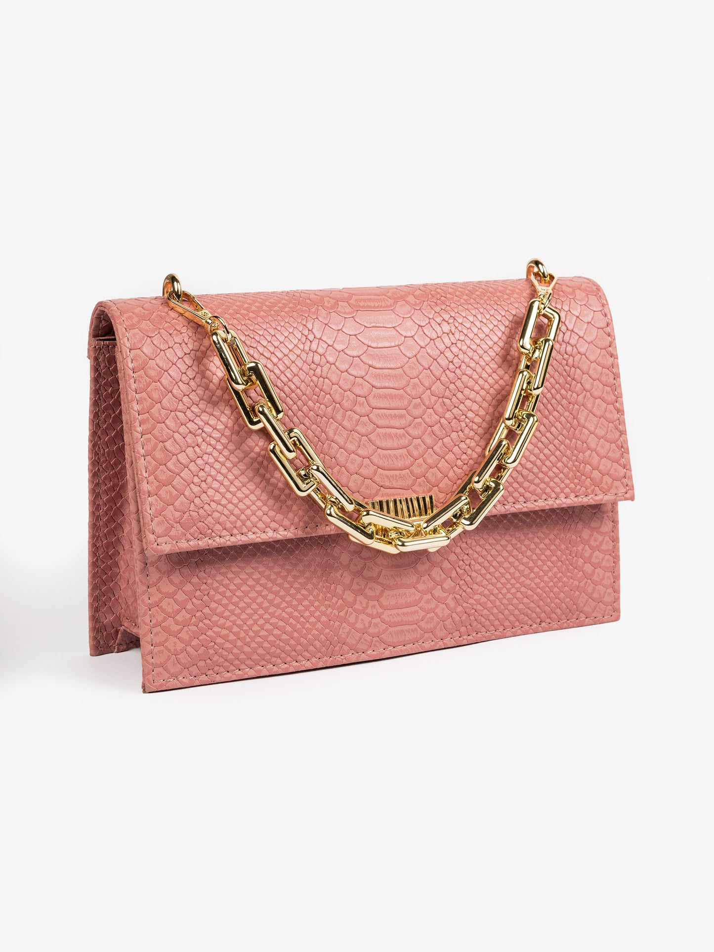 Snake Textured Handbag