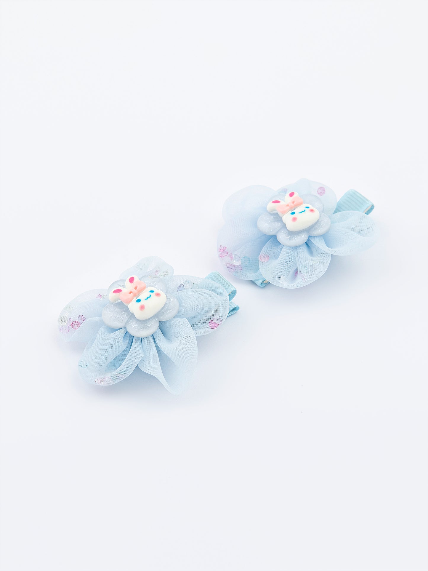 Bunny Floral Snap Clip