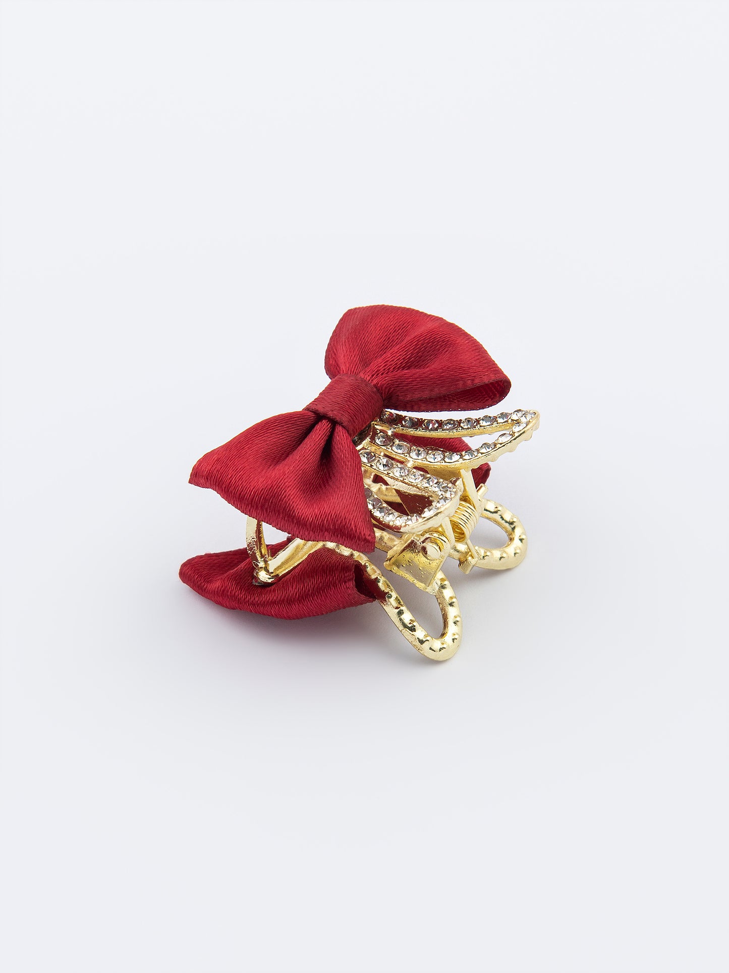 Embellished Bow Claw Clip