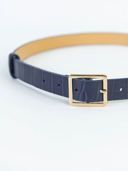 Croc Textured Belt