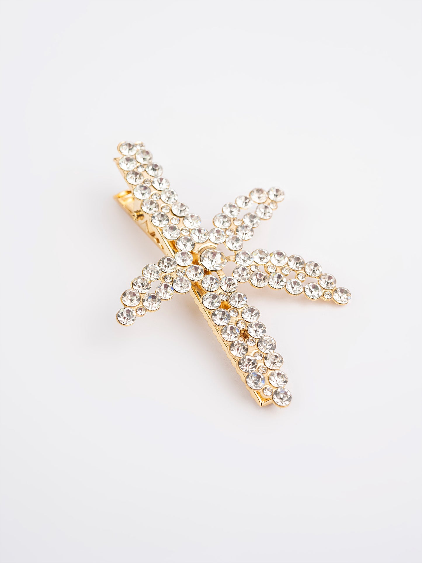 Embellished Starfish Hair Clips