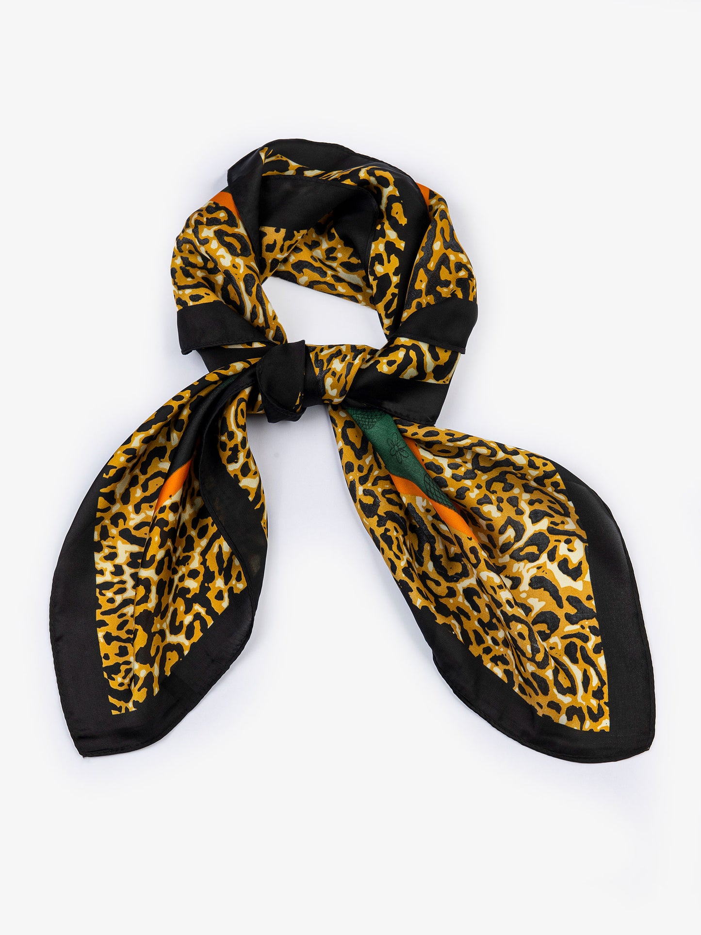 Printed Silk Mini Scarf