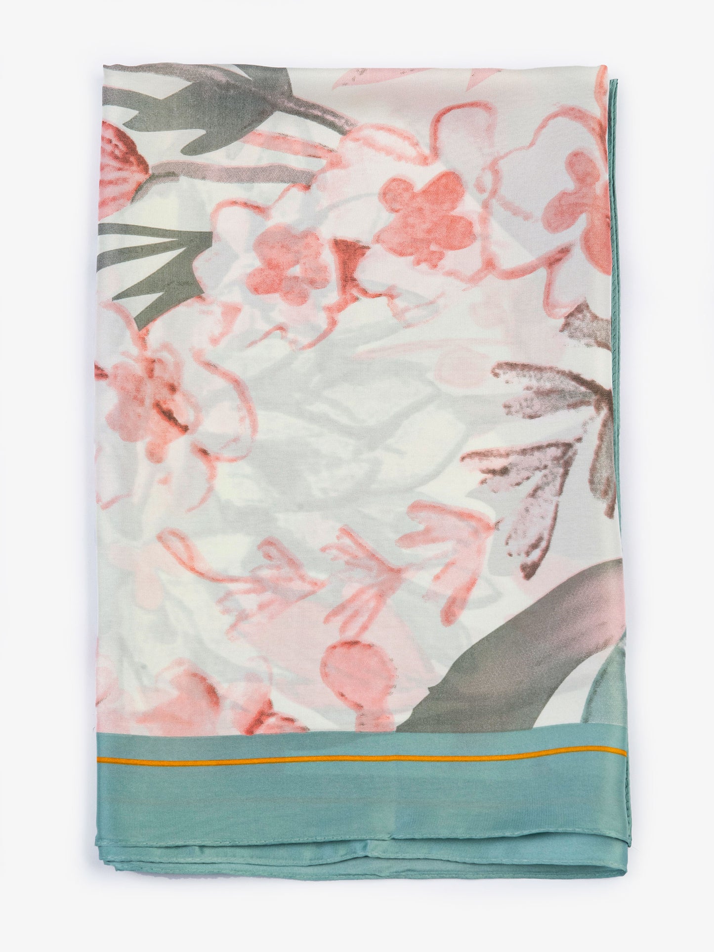 Printed Silk Mini Scarf