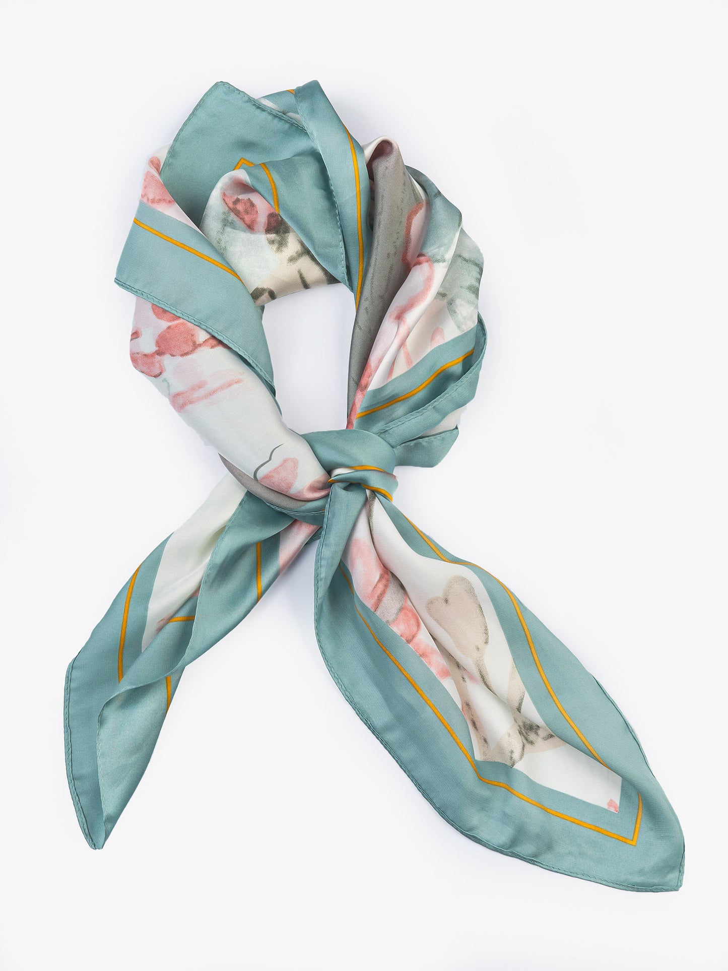 Printed Silk Mini Scarf