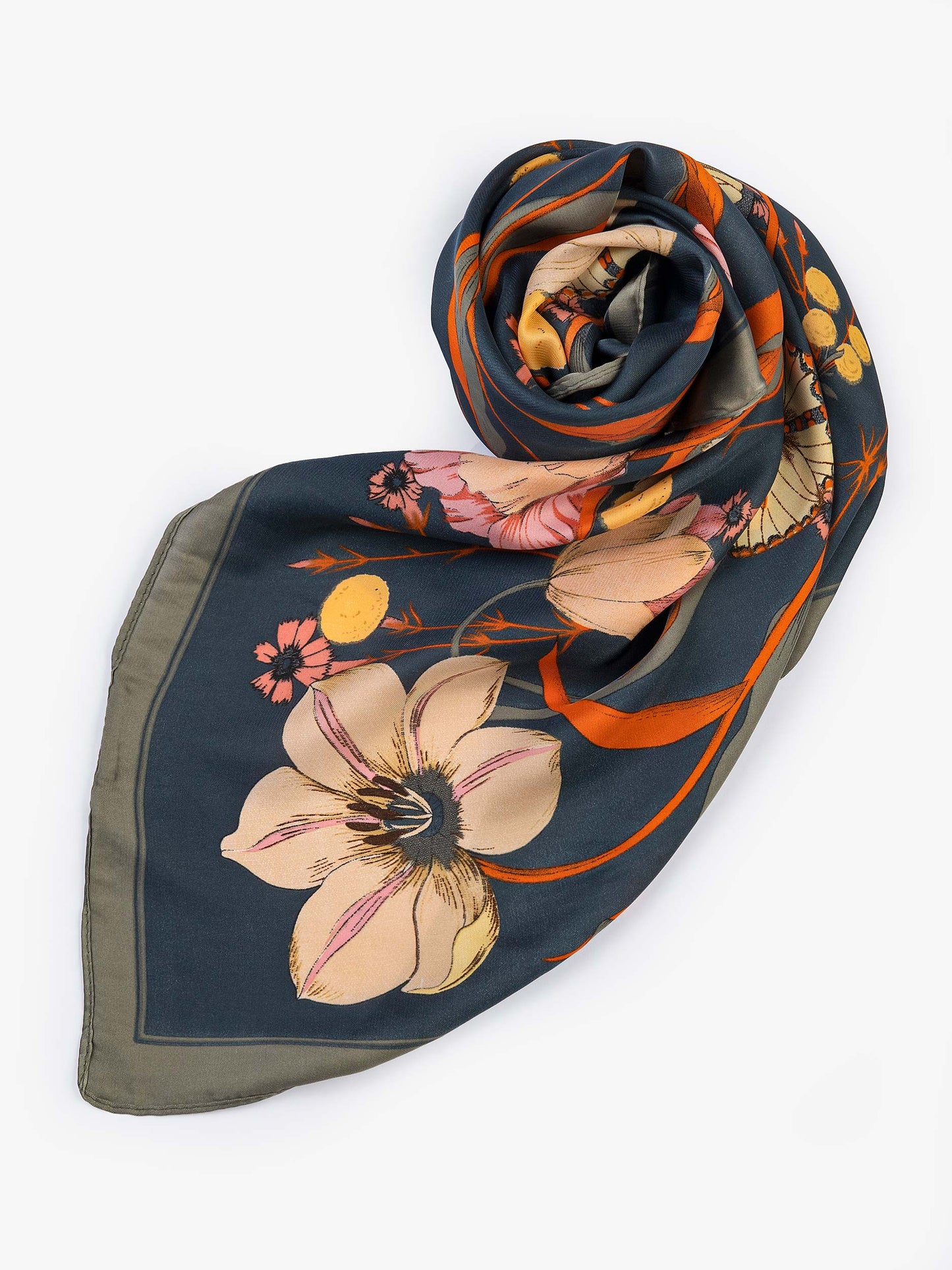 Printed Silk Mini Scarf