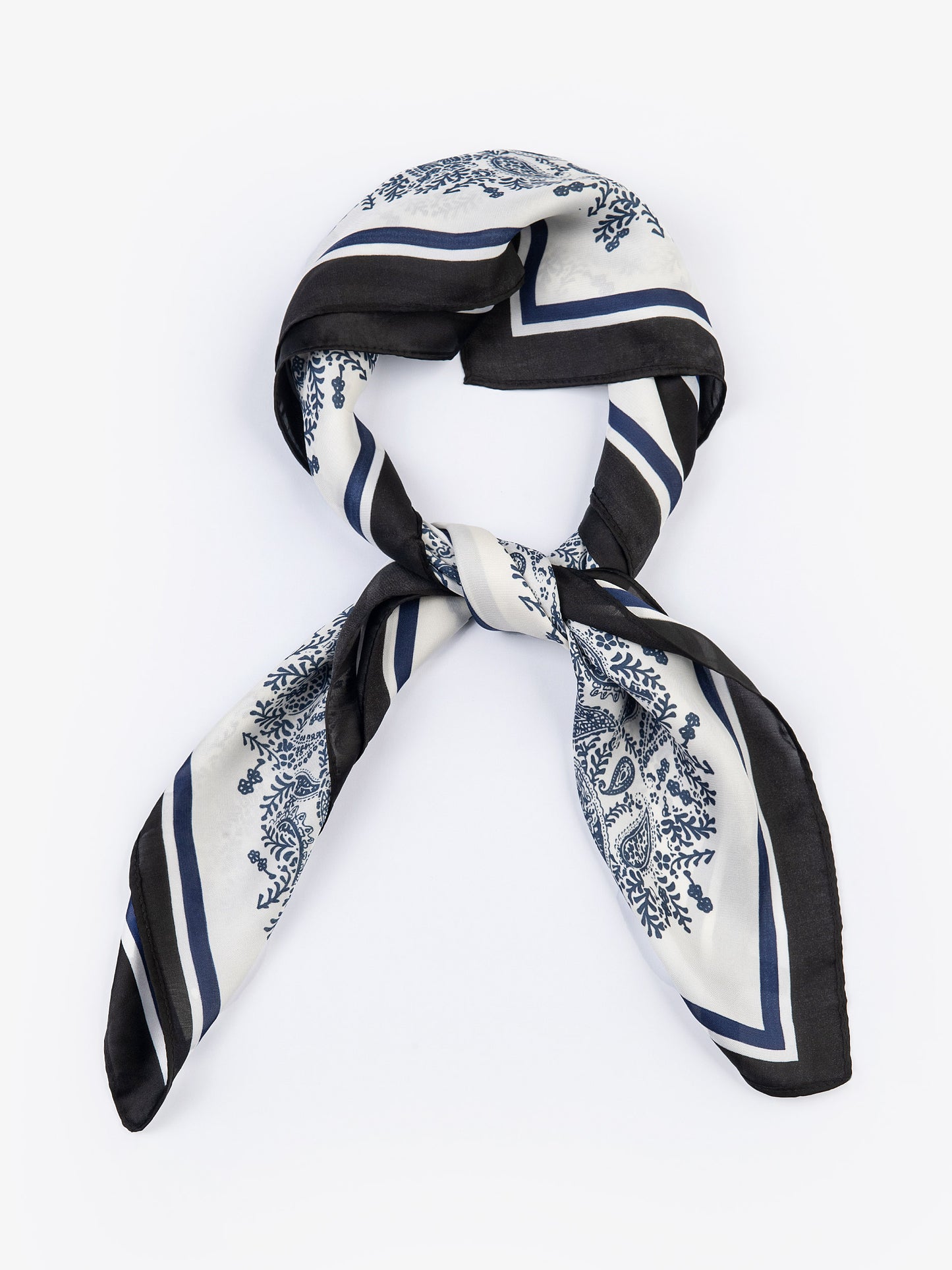 Printed Silk Mini Scarf