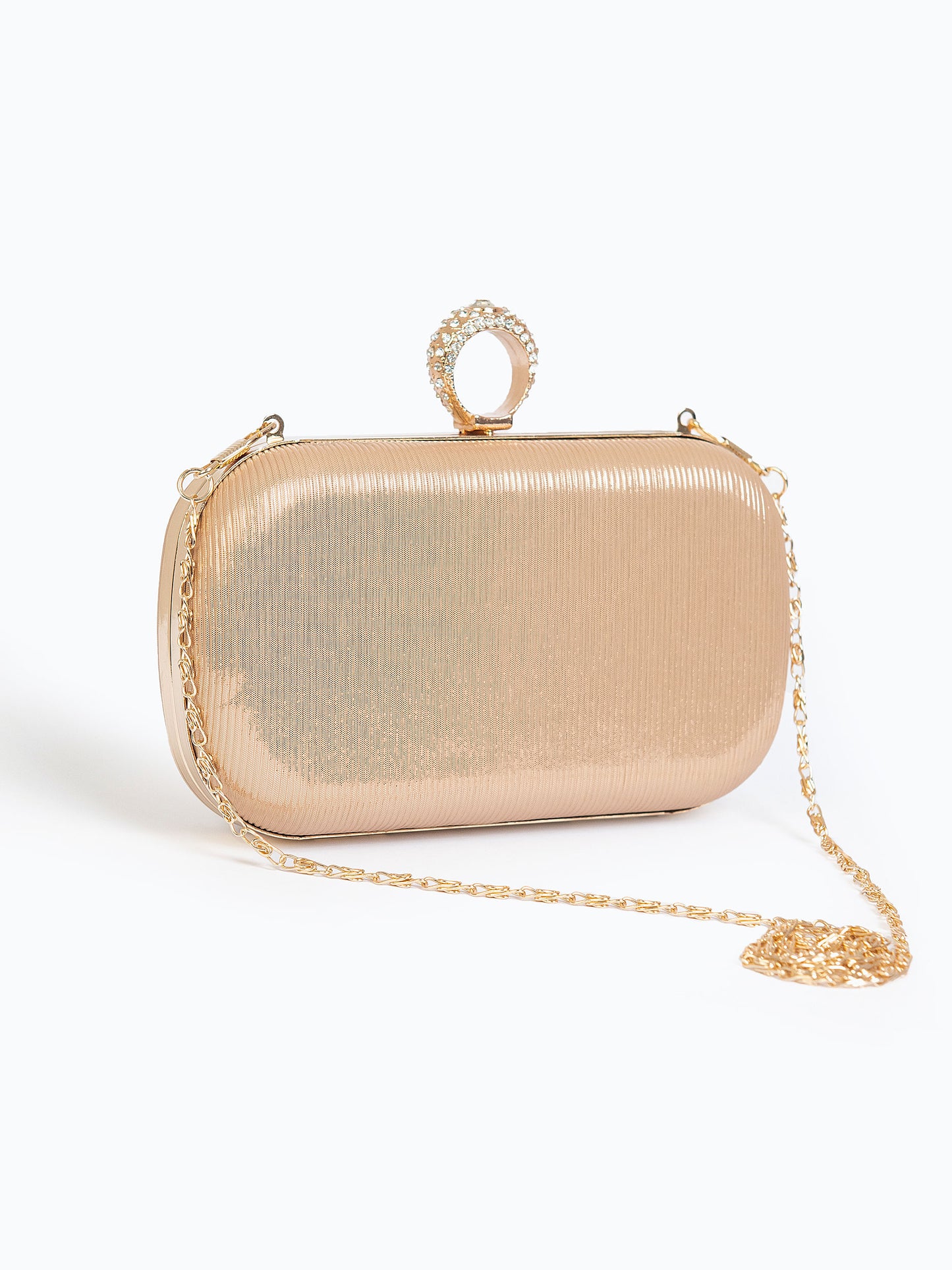 Glossy Texture Clutch