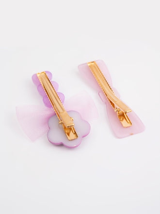 bow-hair-clip-set