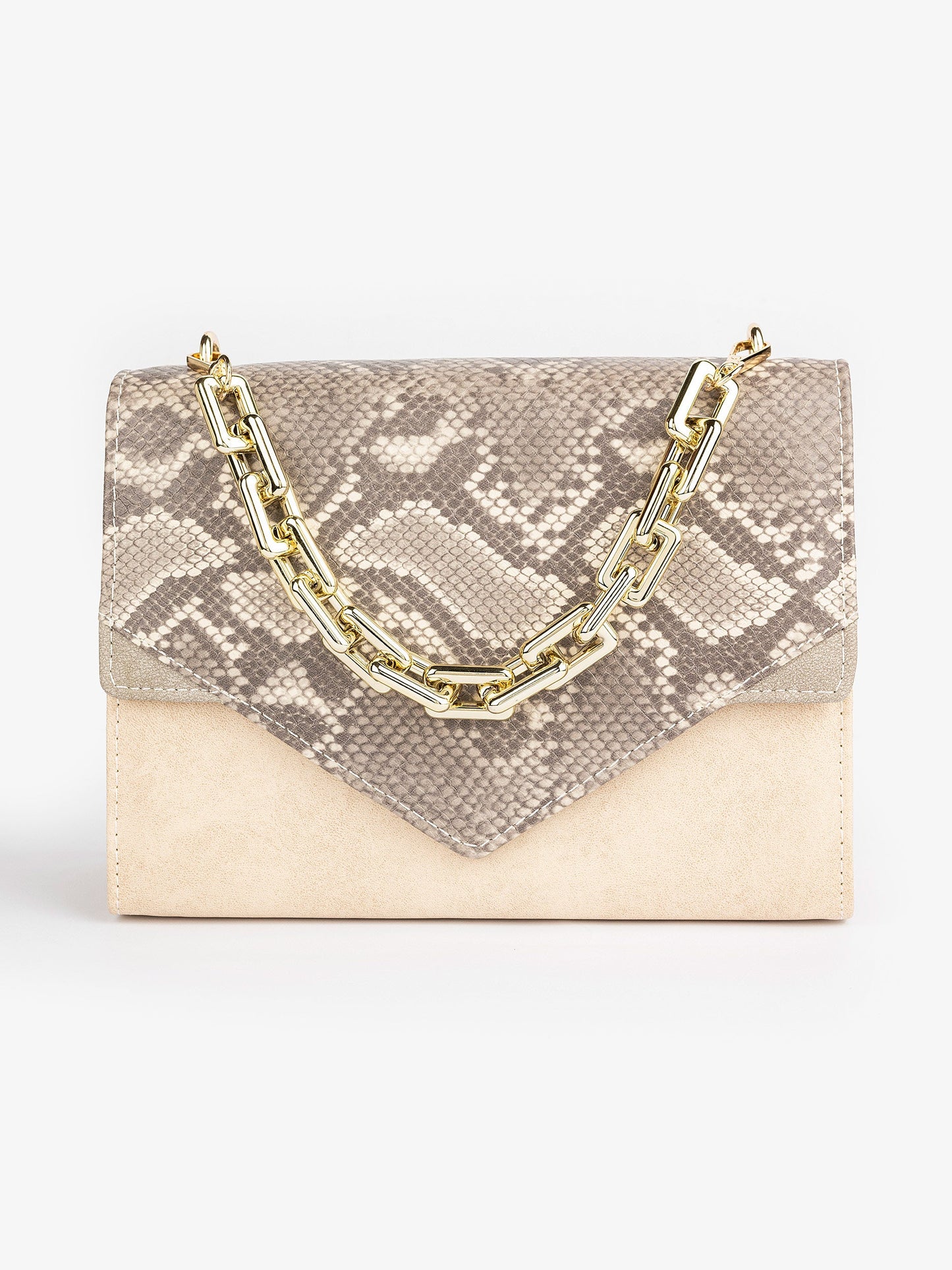 Snake Textured Handbag