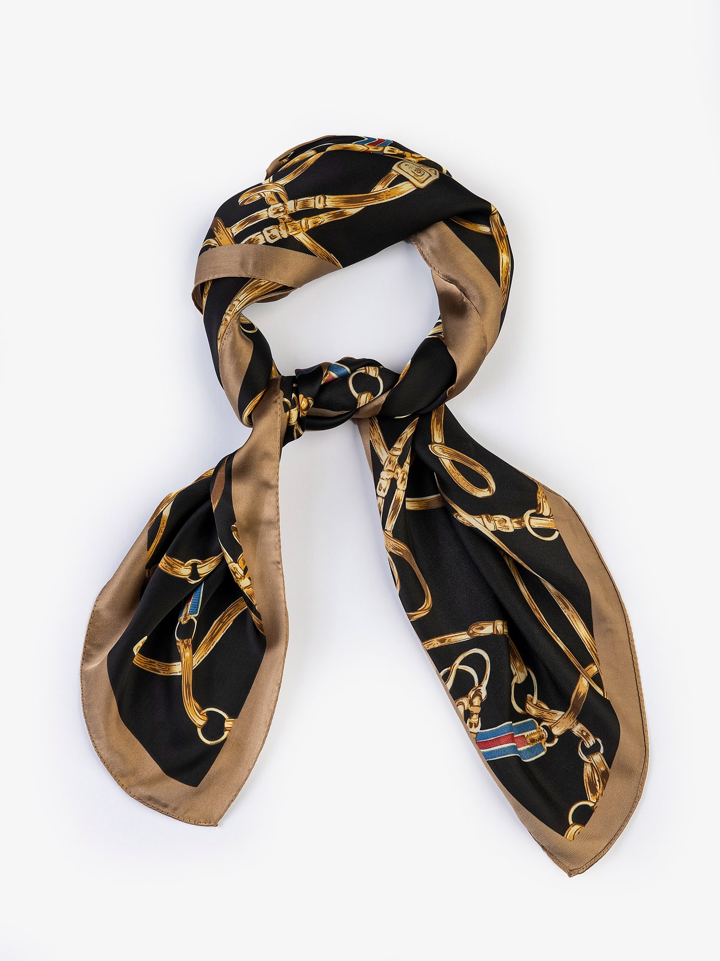 Printed Silk Mini Scarf