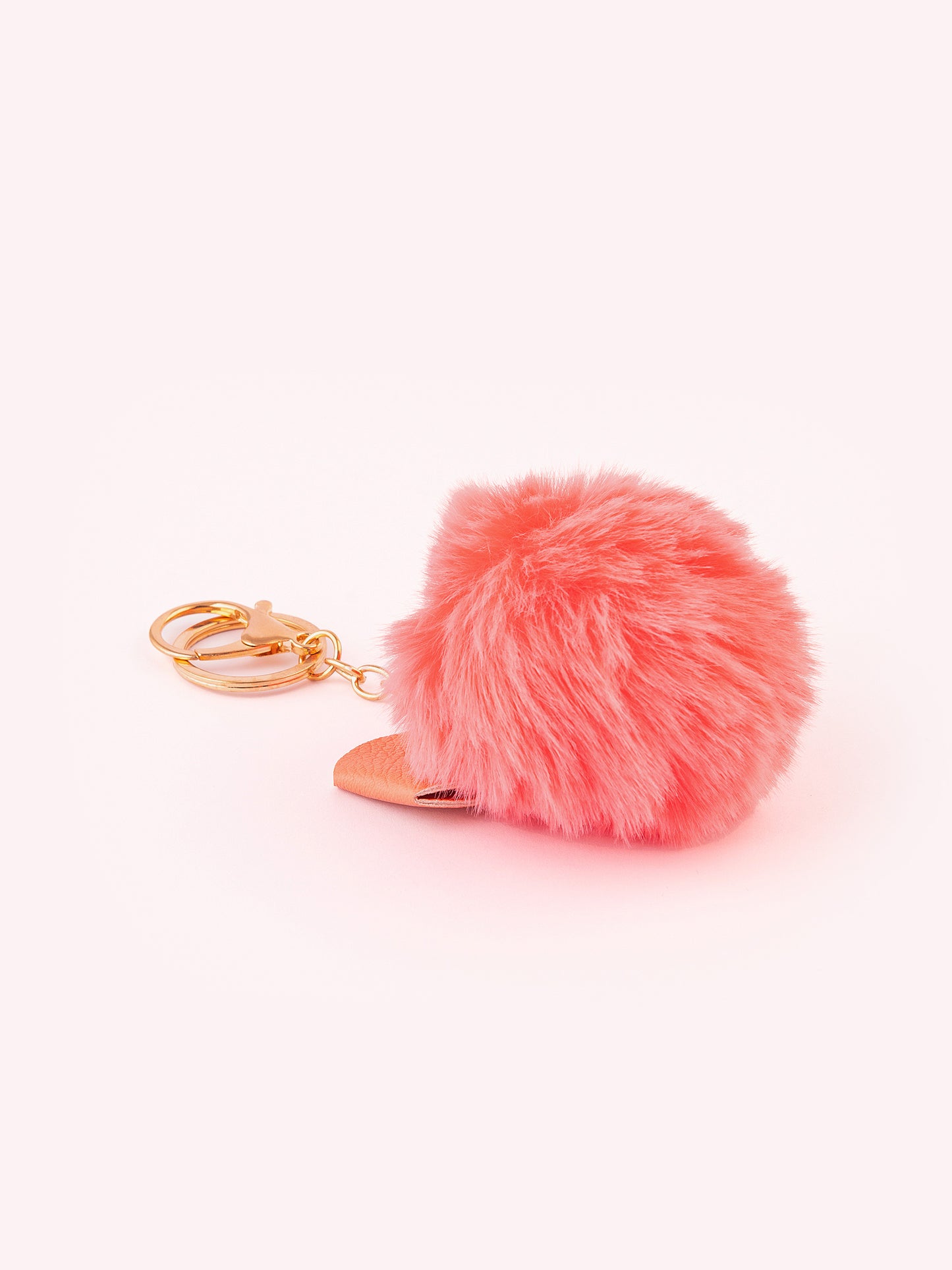 Bow Pompom Keychain