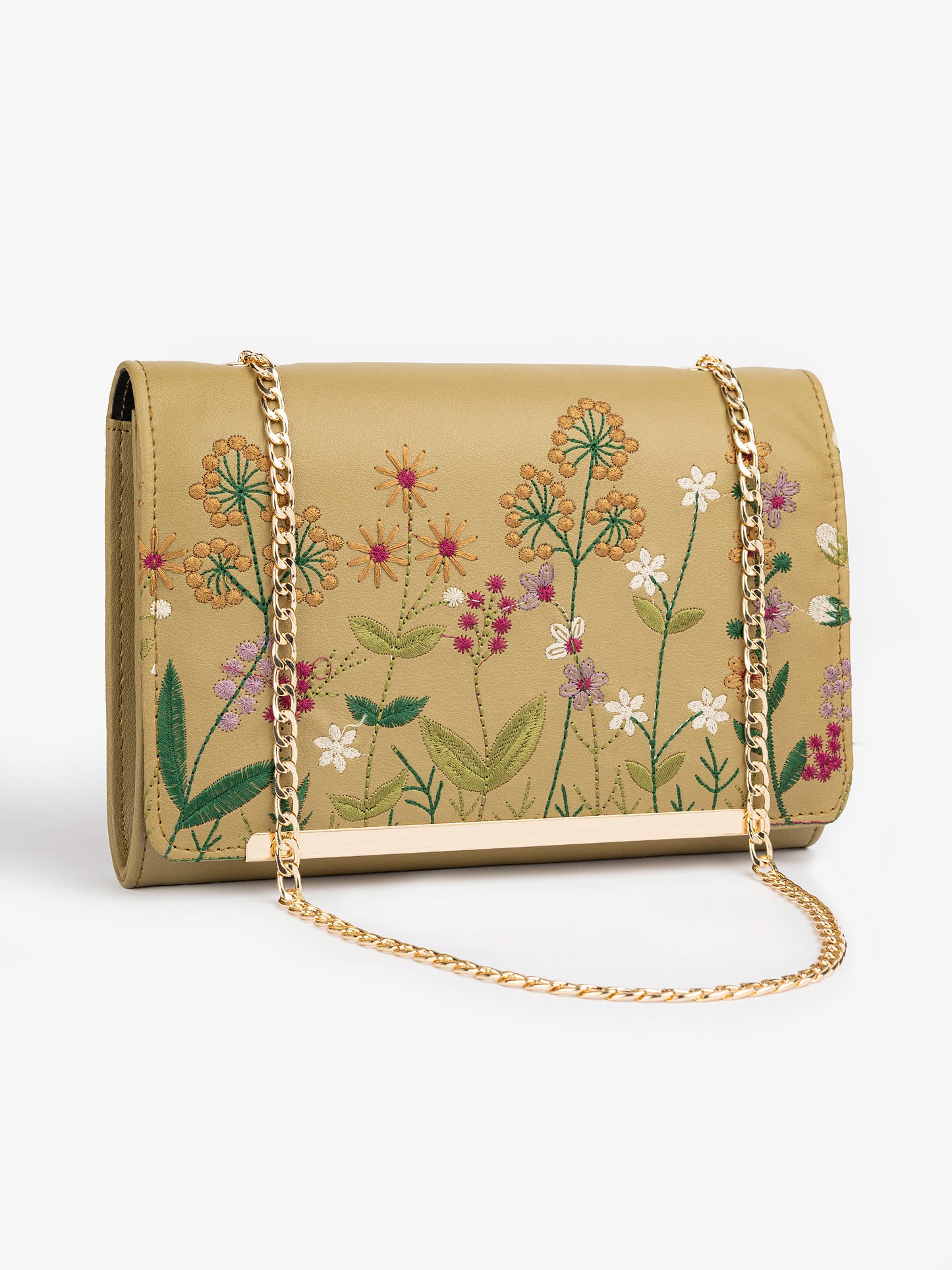 Embroidered Clutch