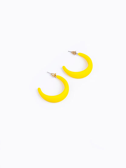 C-Hoop Earings