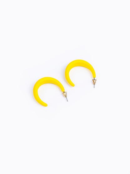 C-Hoop Earings