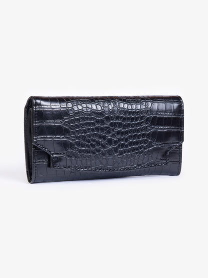 Croc Textured Wallet