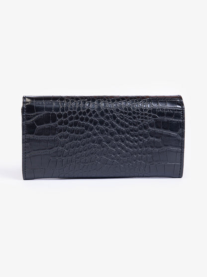 Croc Textured Wallet