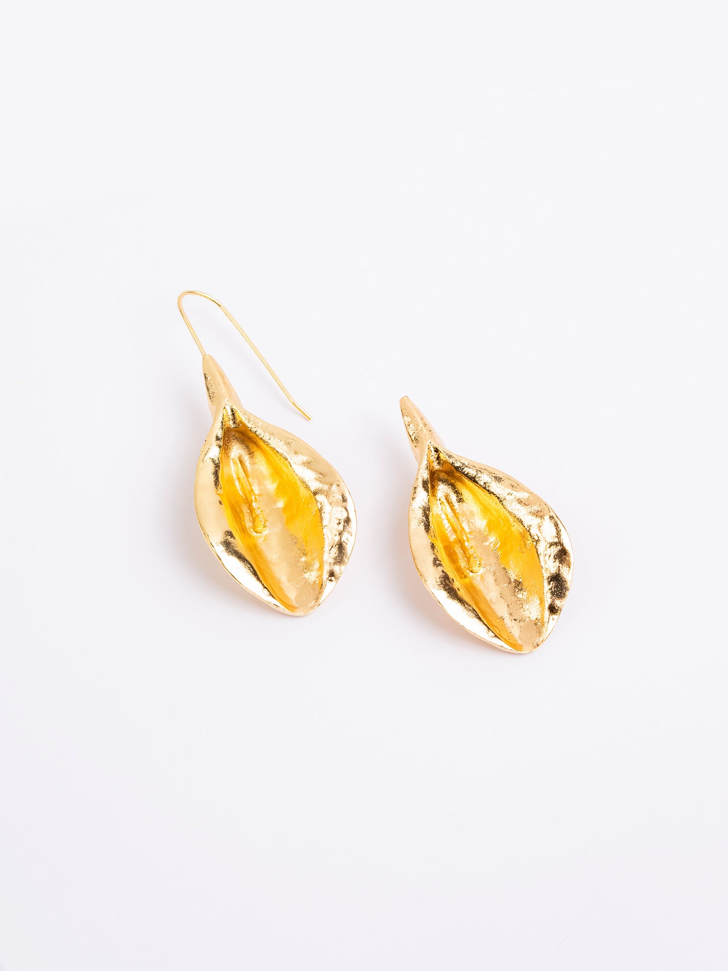 Gold Leaf Earings