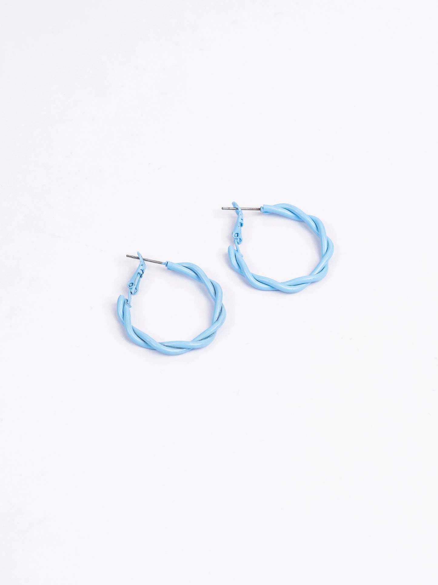 Curly Hoop Earings