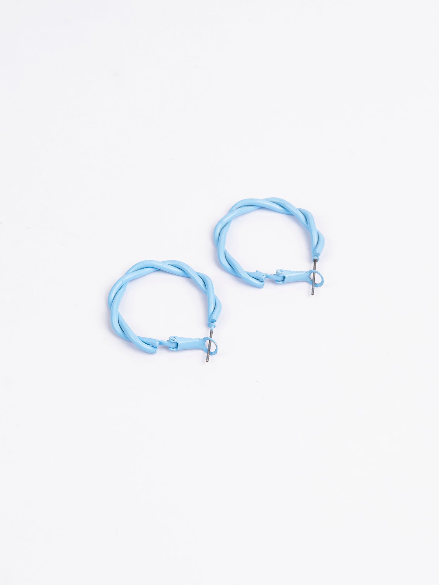 Curly Hoop Earings