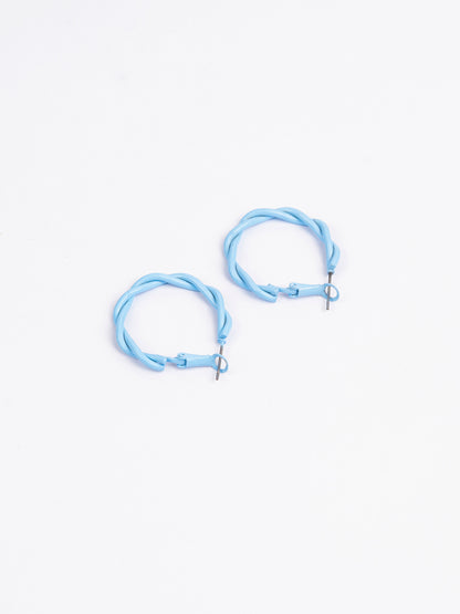 Curly Hoop Earings