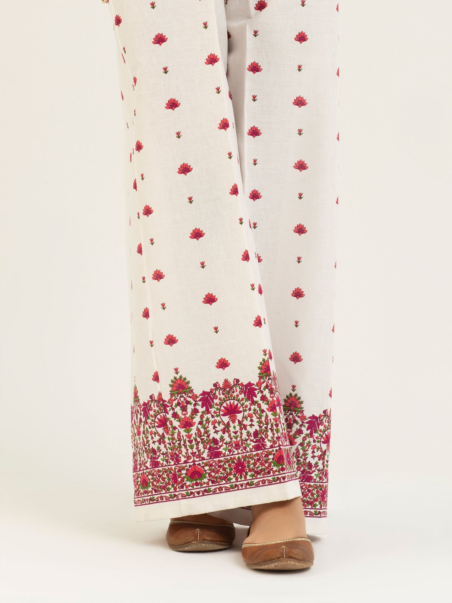 Printed Khaddar Trouser(Pret)