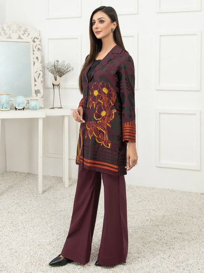 2 Piece Jacquard Suit-Printed (Unstitched)