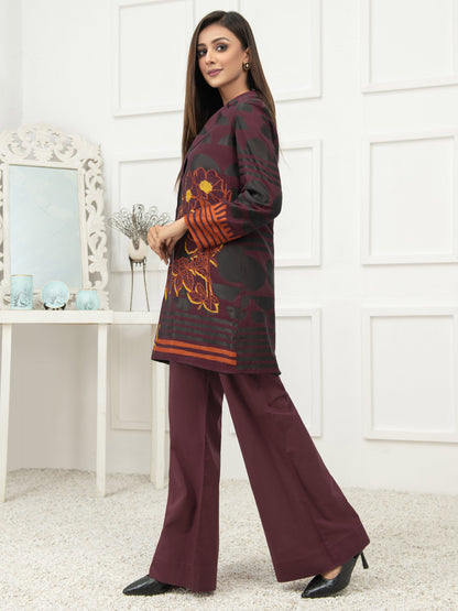 2 Piece Jacquard Suit-Printed (Unstitched)