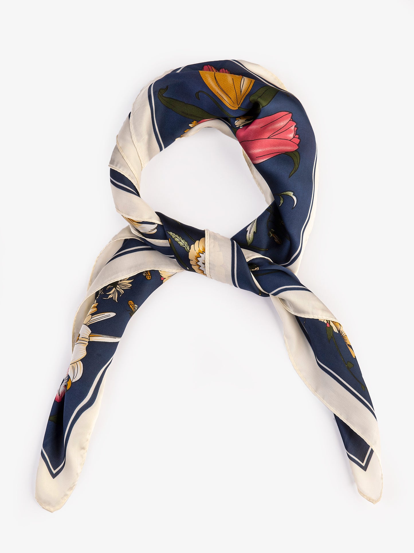 Printed Silk Mini Scarf