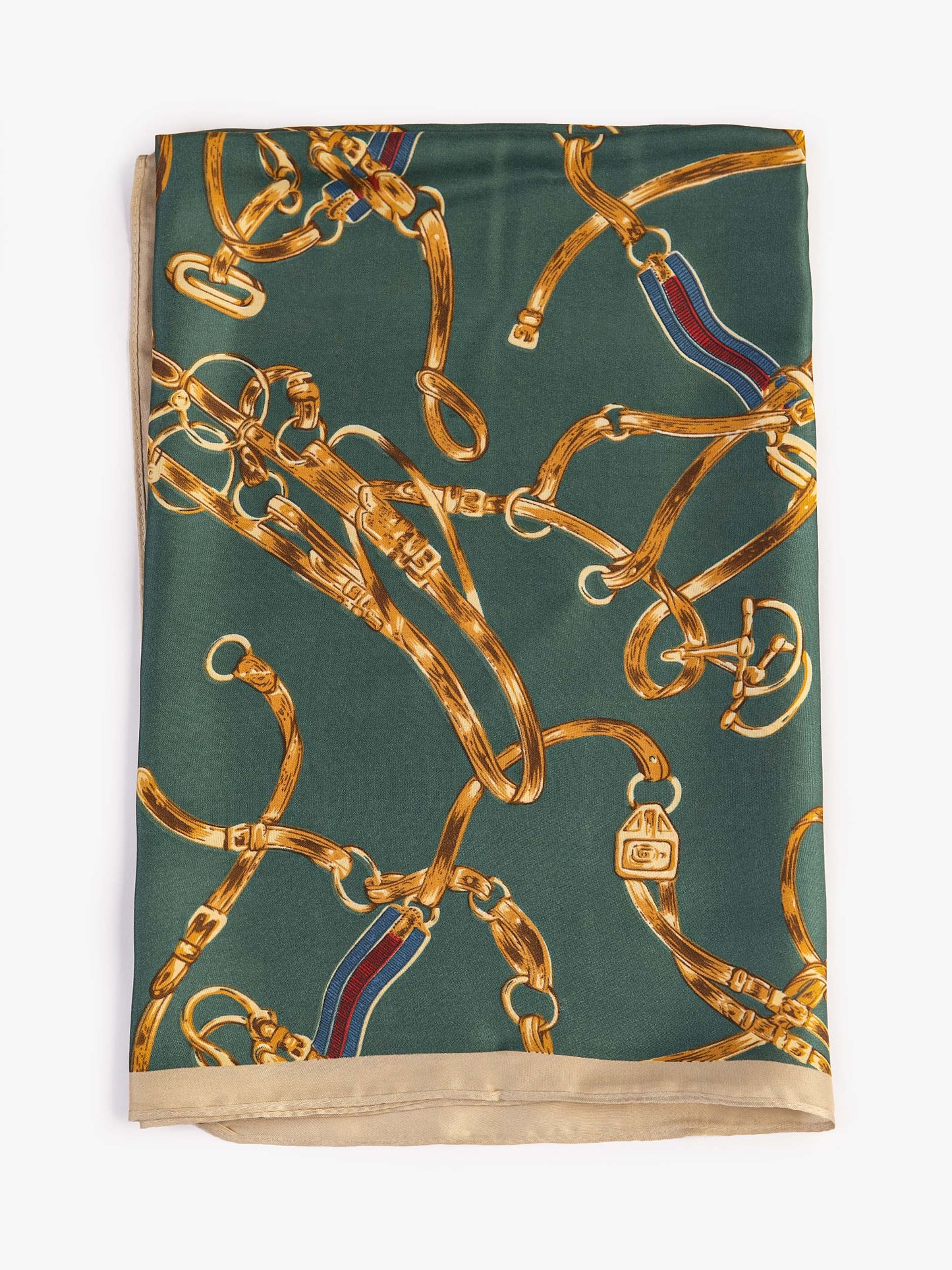 Printed Silk Mini Scarf