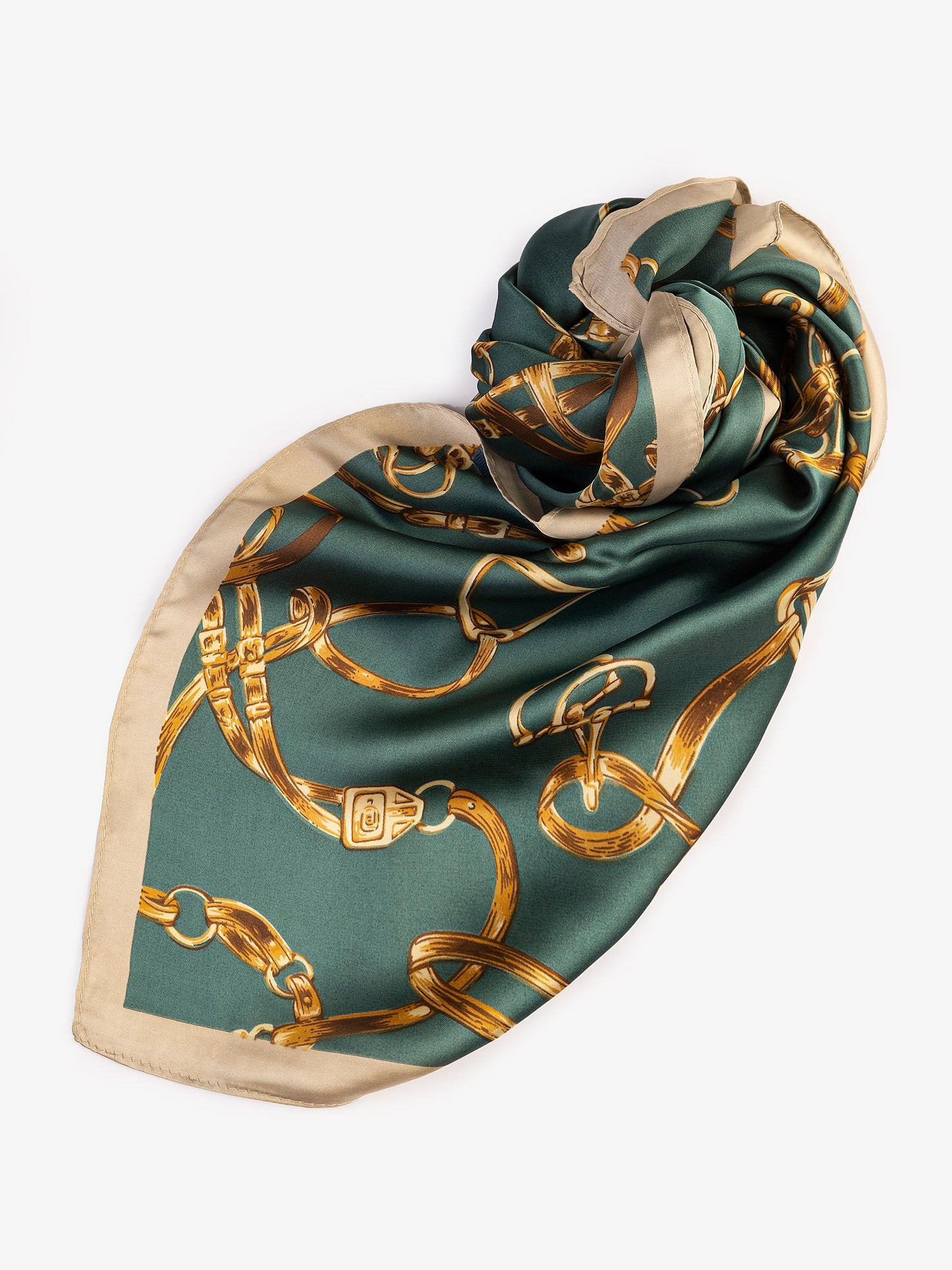 Printed Silk Mini Scarf