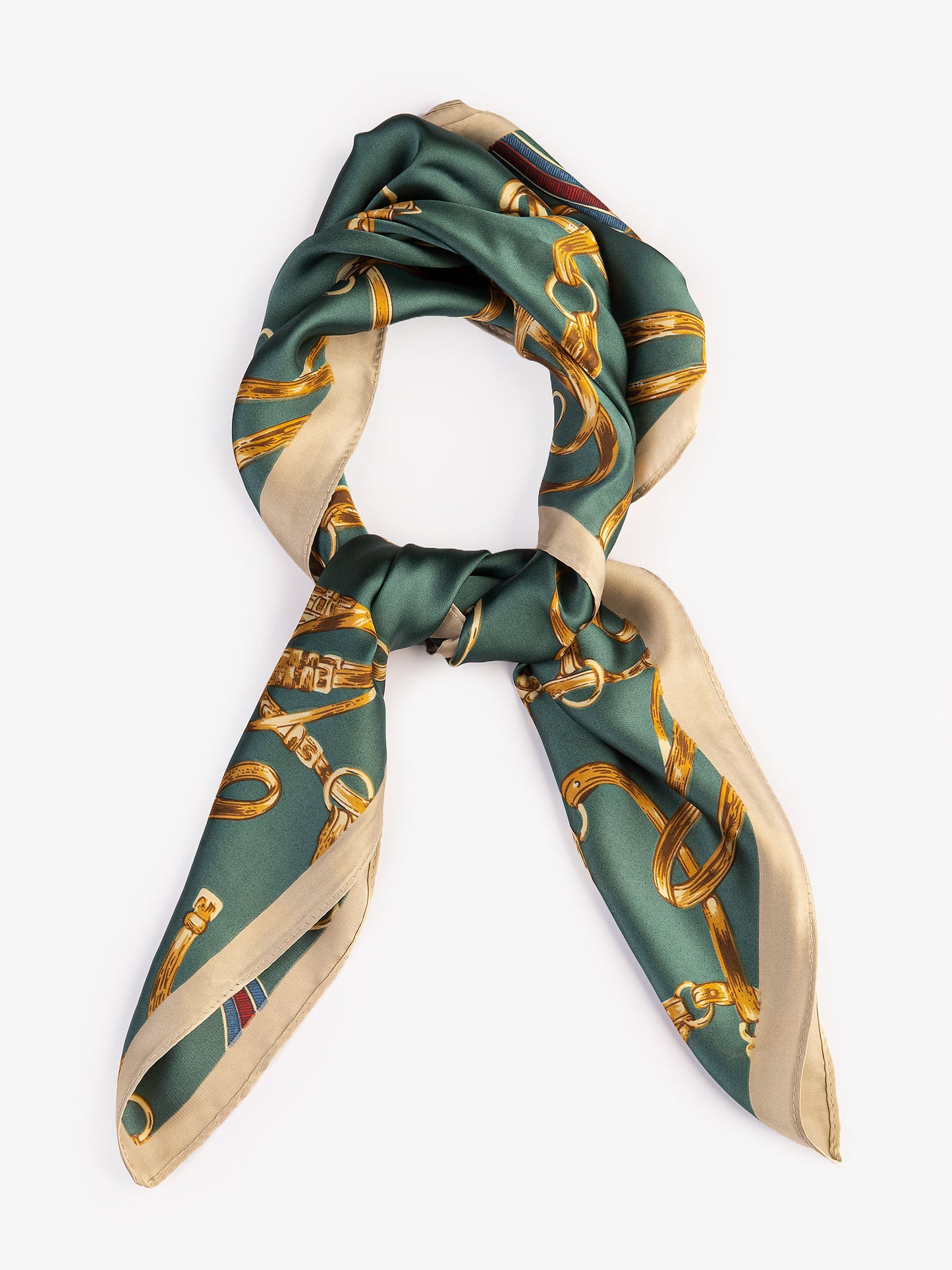 Printed Silk Mini Scarf