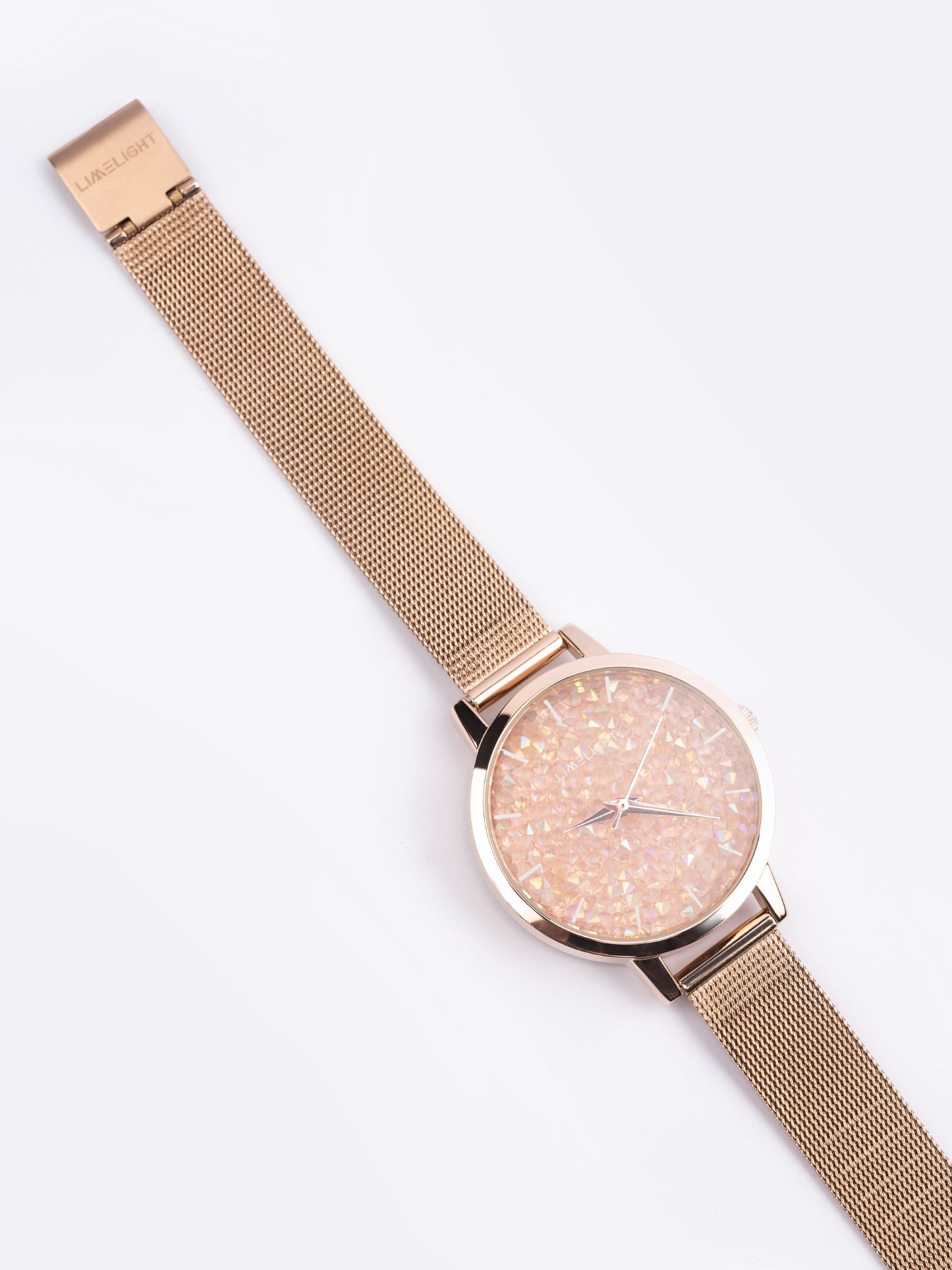 Rhinestone Embellished Watch