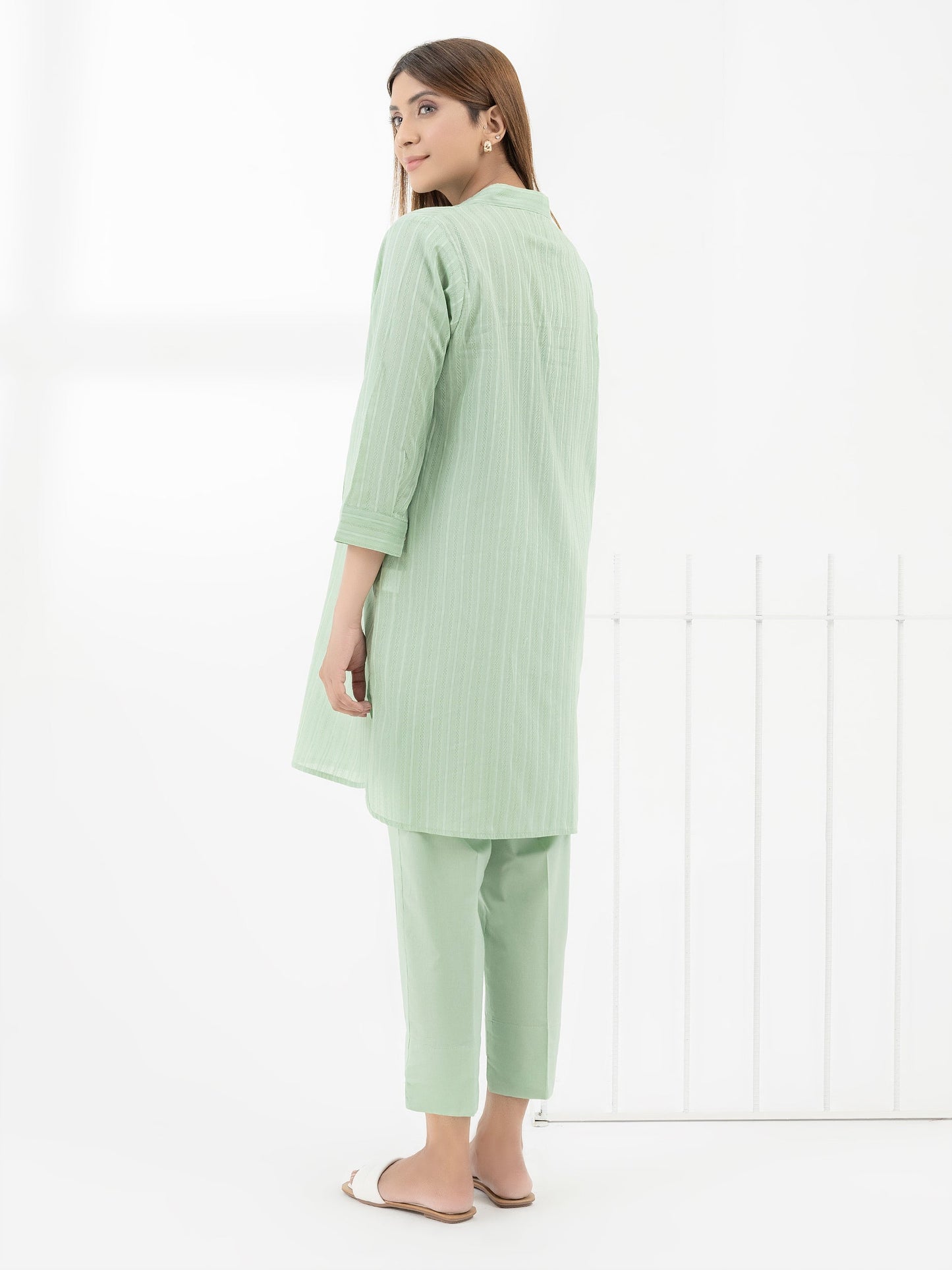 2 Piece Lawn Suit-Dyed (Pret)