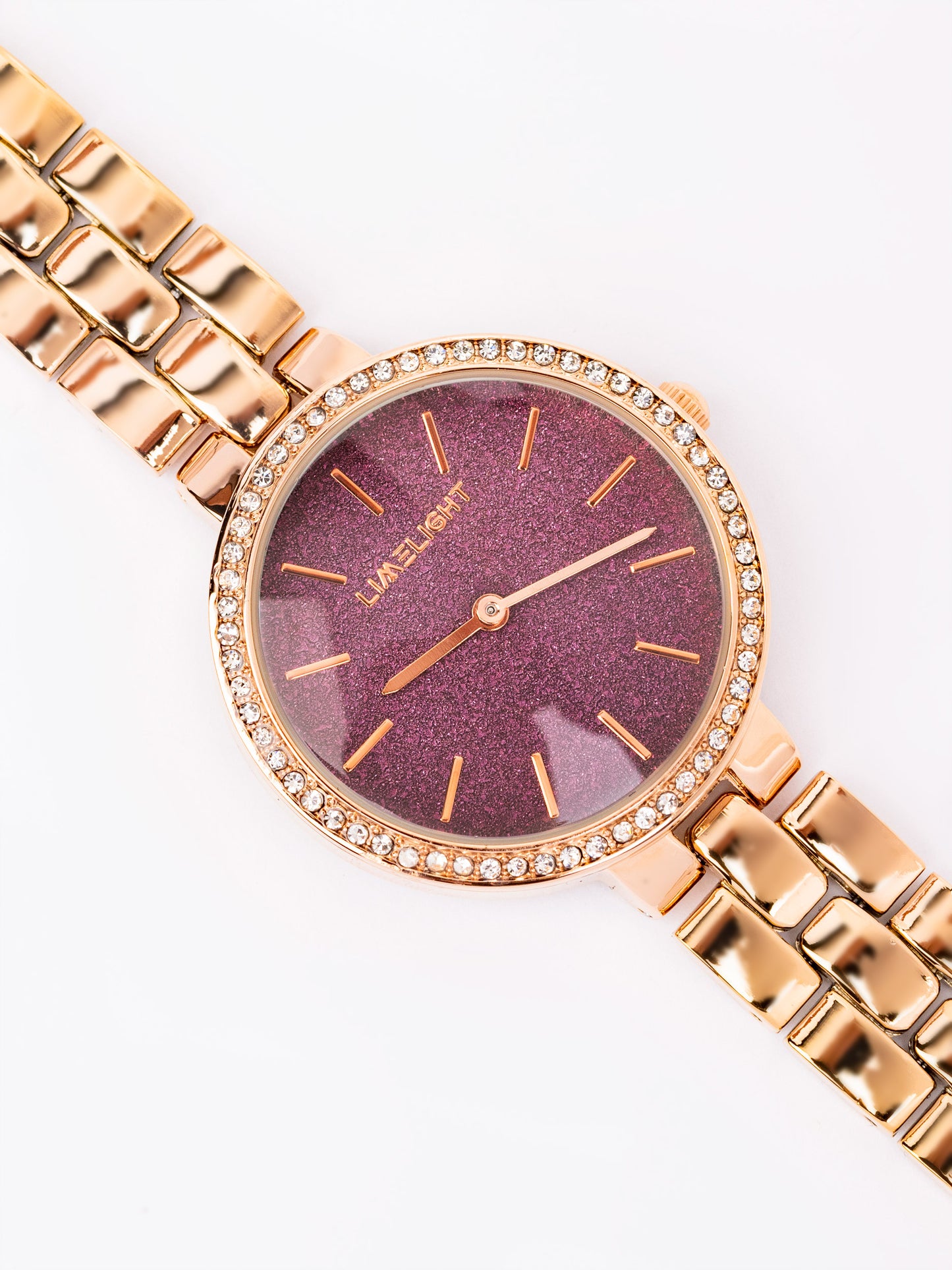 Rhinestone Embellished Watch